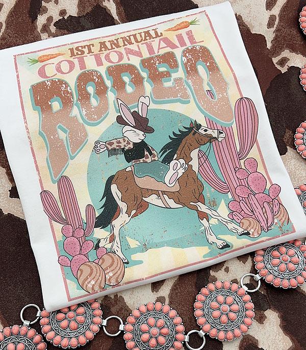 GRAPHIC TEES :: GRAPHIC TEES :: Wholesale Western Easter Cottontail Rodeo Tshirt