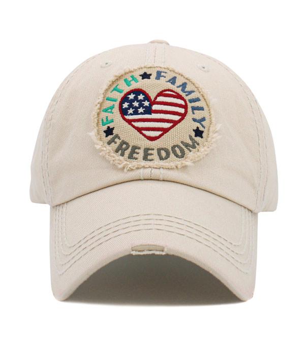 HATS I HAIR ACC :: BALLCAP I VISOR :: Wholesale KB Ethos Freedom Ballcap
