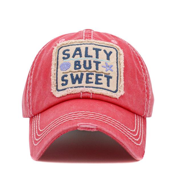 HATS I HAIR ACC :: BALLCAP :: Wholesale Salty But Sweet Summer Ballcap