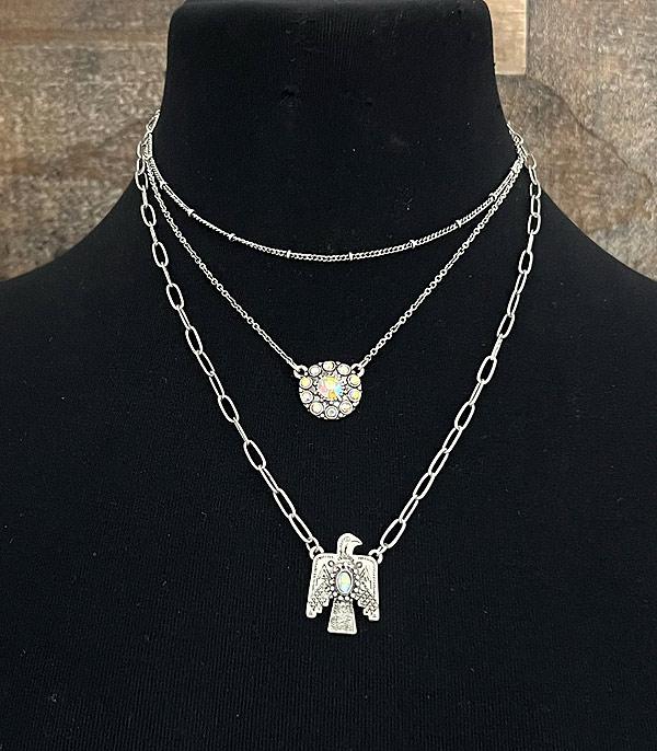 NECKLACES :: TRENDY :: Wholesale Thunderbird Pendant Necklace