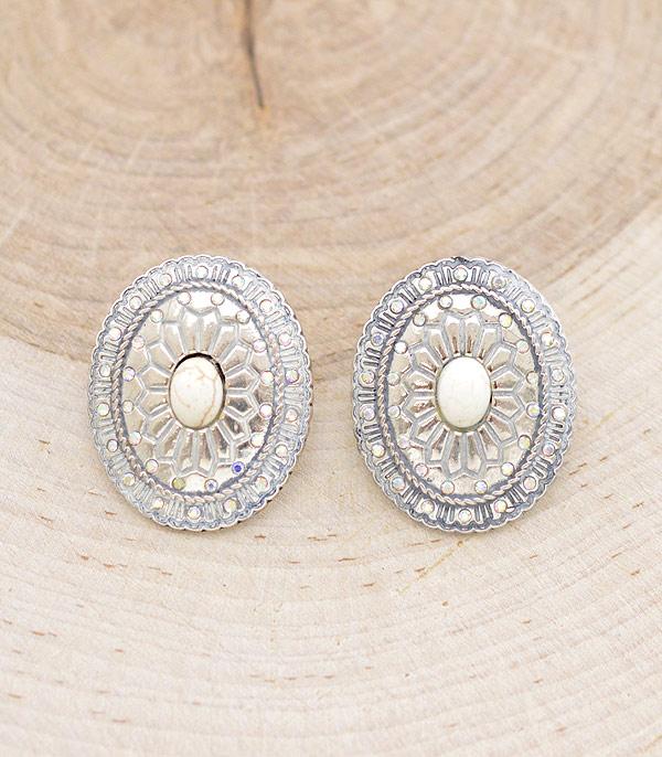 EARRINGS :: WESTERN POST EARRINGS :: Wholesale Western Concho Earrings