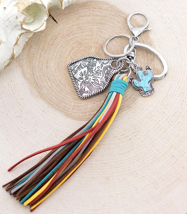 New Arrival :: Wholesale Tipi Cattle Tag Keychain