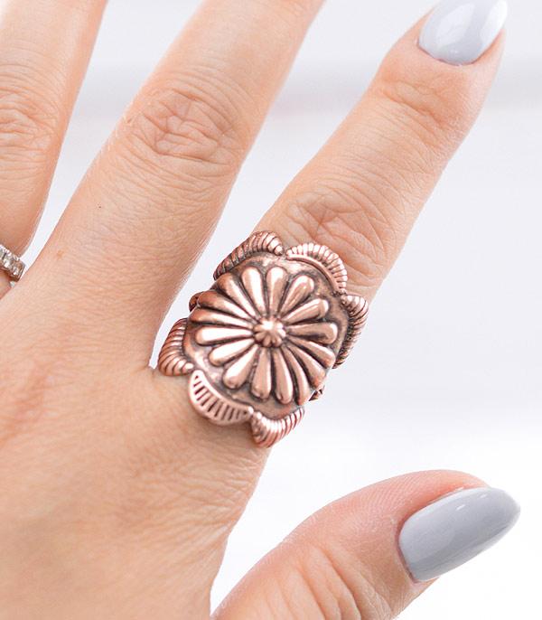 RINGS :: Wholesale Tipi Western Concho Ring