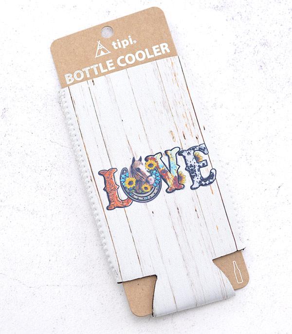 <font color=BLUE>WATCH BAND/ GIFT ITEMS</font> :: GIFT ITEMS :: Wholesale Tipi Horse Love Bottle Cooler Sleeve