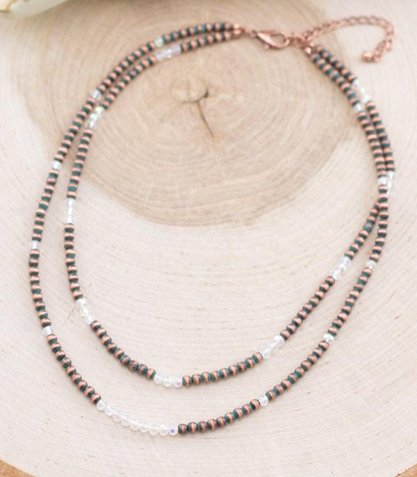 NECKLACES :: TRENDY :: Wholesale Western Navajo Pearl Bead Necklace