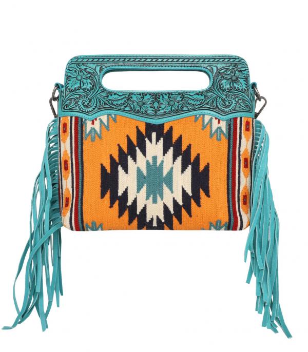 New Arrival :: Wholesale Montana West Aztec Tooled Crossbody
