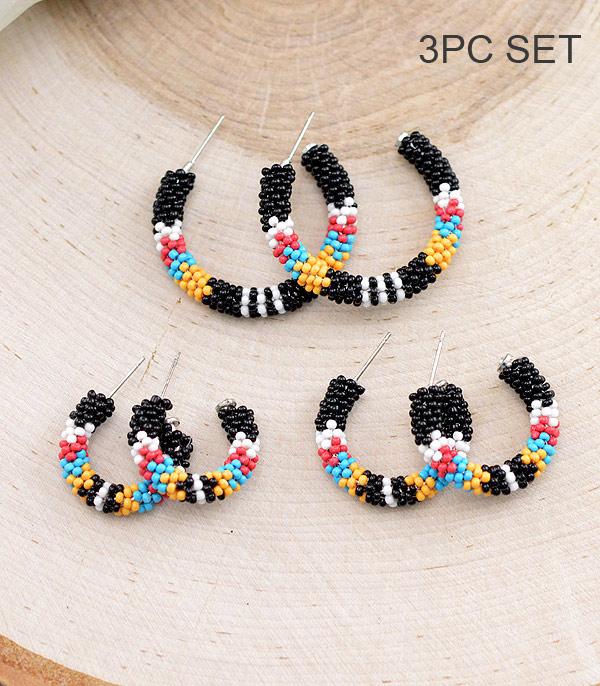 EARRINGS :: HOOP EARRINGS :: Wholesale Western Navajo Hoop Earrings