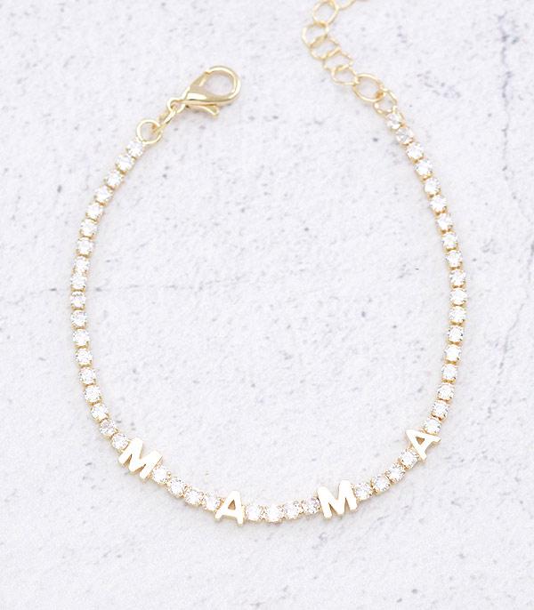 New Arrival :: Wholesale Mama Tennis Bracelet