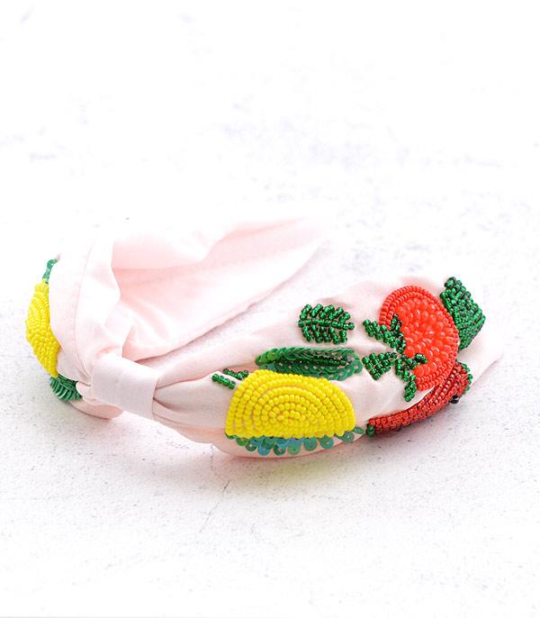 WHAT'S NEW :: Wholesale Seed Bead Fruit Headband