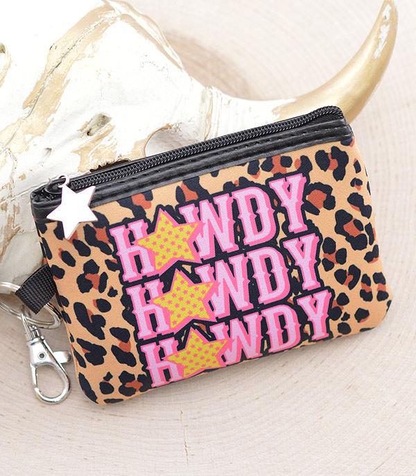 HANDBAGS :: WALLETS | SMALL ACCESSORIES :: Wholesale Tipi Brand Howdy Coin Purse