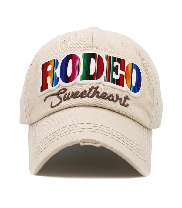 HATS I HAIR ACC :: BALLCAP :: Wholesale Rodeo Sweetheart Vintage Ballcap