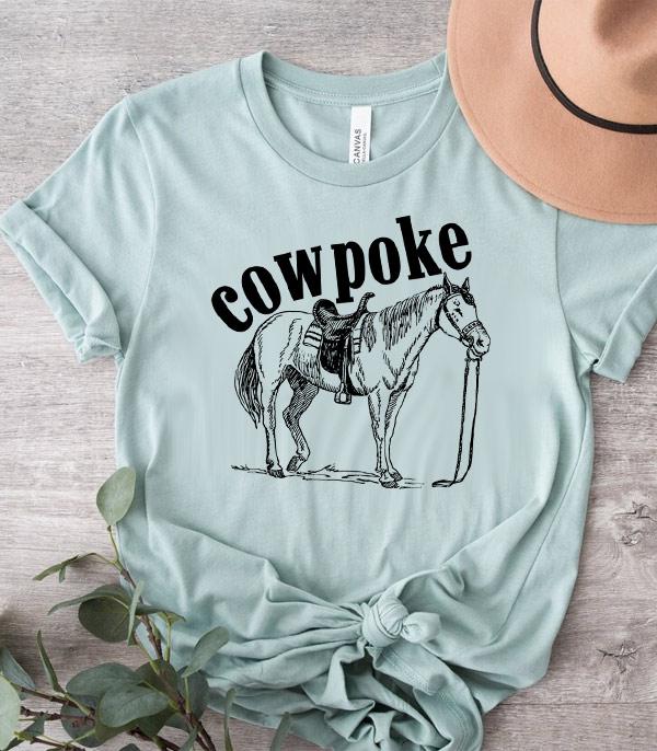 GRAPHIC TEES :: GRAPHIC TEES :: Western Cowpoke Bella Canvas Tshirt