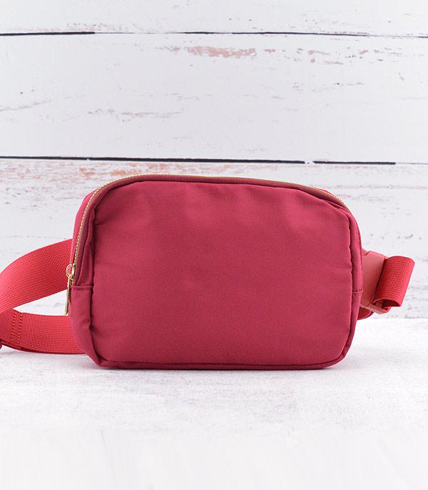 HANDBAGS :: FASHION :: Wholesale Solid Color Belt Bag