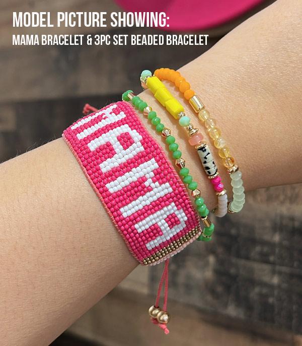 BRACELETS :: STRETCH-BEAD :: Wholesale Mama Beaded Friendship Bracelet