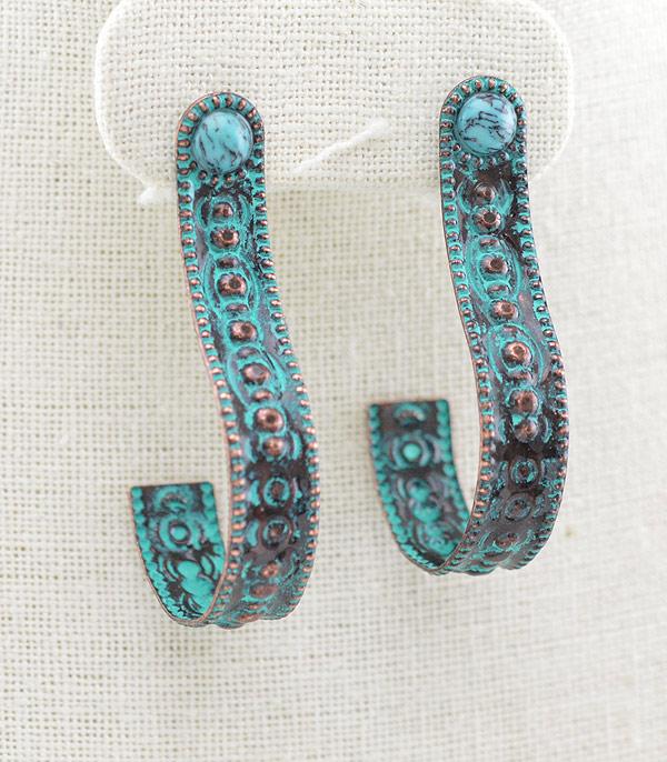 EARRINGS :: HOOP EARRINGS :: Wholesale Western Hoop Earrings