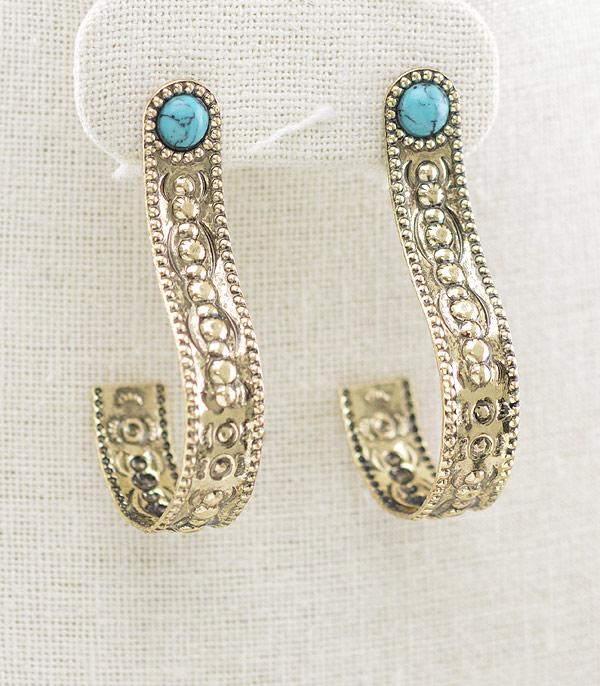 EARRINGS :: HOOP EARRINGS :: Wholesale Western Hoop Earrings