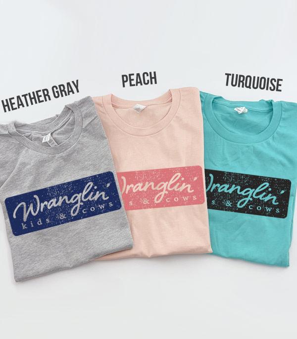 GRAPHIC TEES :: GRAPHIC TEES :: Wholesale Western Wranglin Mama Tshirt