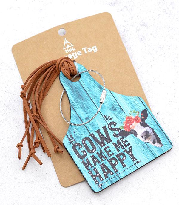 <font color=BLUE>WATCH BAND/ GIFT ITEMS</font> :: GIFT ITEMS :: Wholesale Tipi Brand Cow Tag Luggage Tag