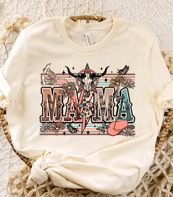 GRAPHIC TEES :: GRAPHIC TEES :: Wholesale Western Mama Bella Canvas Tshirt