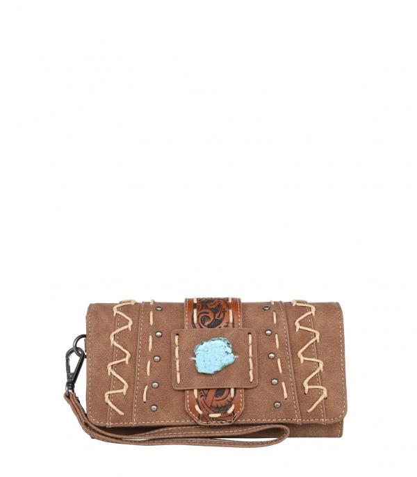 New Arrival :: Wholesale Montana West Tooled Wallet