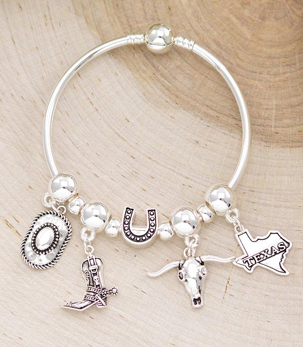 BRACELETS :: BANGLE :: Wholesale Western Texas Charm Bracelet