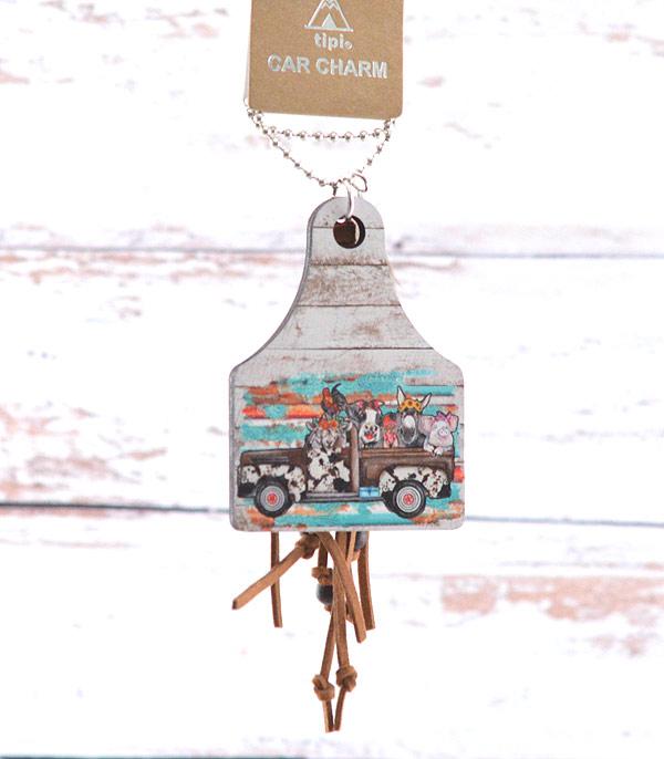 <font color=BLUE>WATCH BAND/ GIFT ITEMS</font> :: GIFT ITEMS :: Wholesale Tipi Brand Farm Animals Car Charm