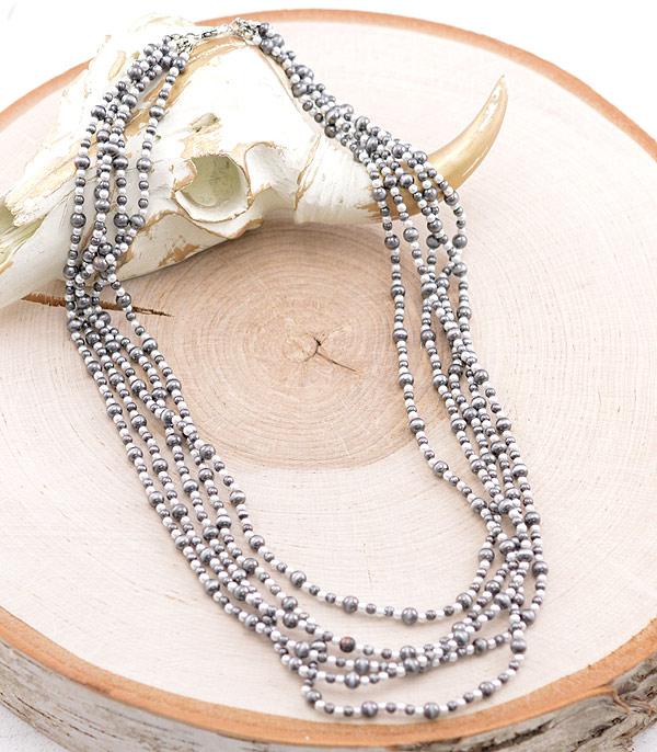 NECKLACES :: WESTERN LONG NECKLACES :: Wholesale Western Navajo Pearl Bead Necklace
