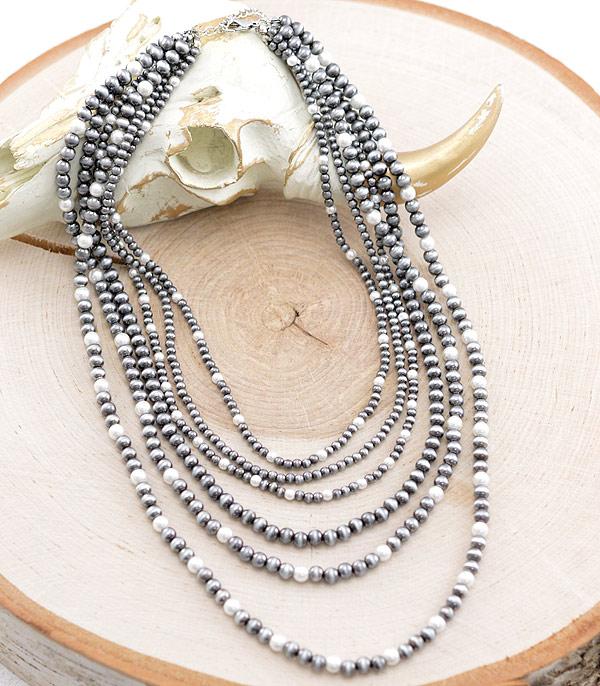 WHAT'S NEW :: Wholesale Western Navajo Pearl Layered Necklace