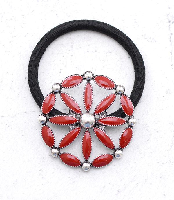 HATS I HAIR ACC :: HAIR ACCESSORIES :: Wholesale Western Ponytail Holder 