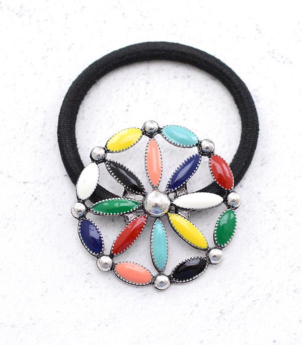 HATS I HAIR ACC :: HAIR ACCESSORIES :: Wholesale Western Ponytail Holder 