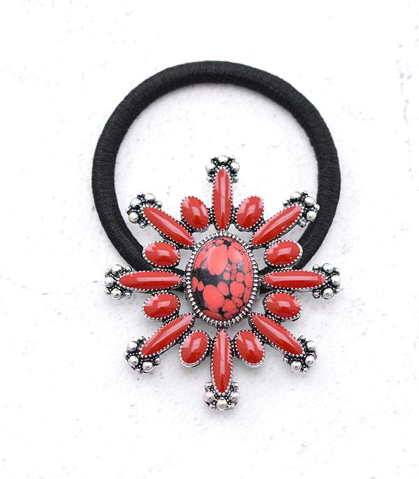 HATS I HAIR ACC :: HAIR ACCESSORIES :: Wholesale Western Ponytail Holder 