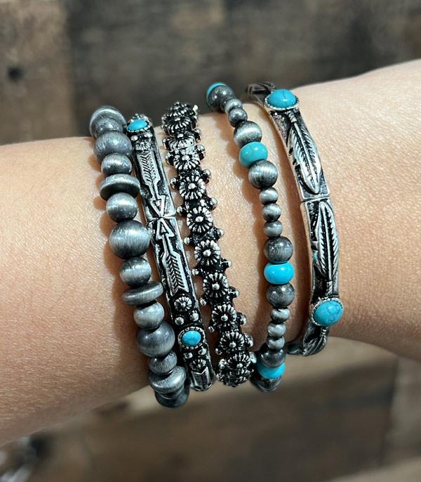 WHAT'S NEW :: Wholesale Western Turquoise Multi Strand Bracelet