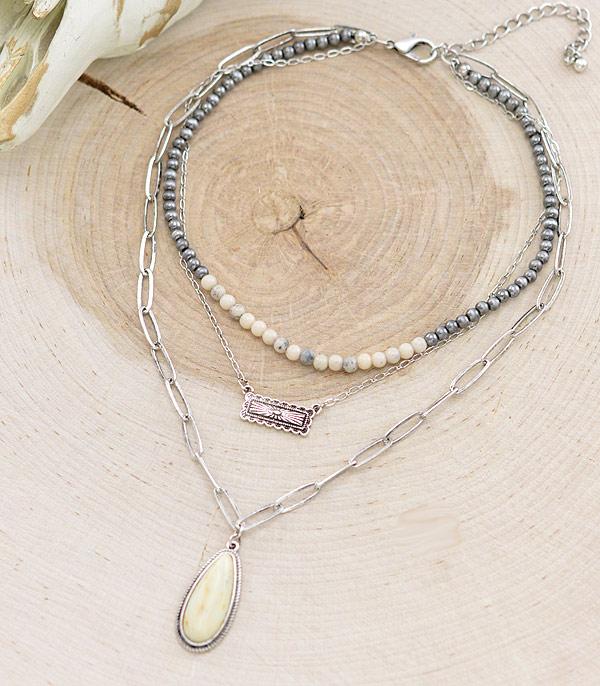 NECKLACES :: TRENDY :: Wholesale Western Layered Necklace