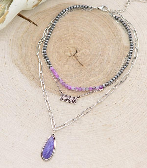 NECKLACES :: TRENDY :: Wholesale Western Layered Necklace