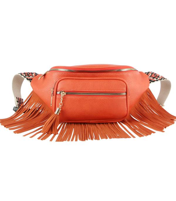 HANDBAGS :: FASHION :: Wholesale Multi Functional Fringe Fanny Pack