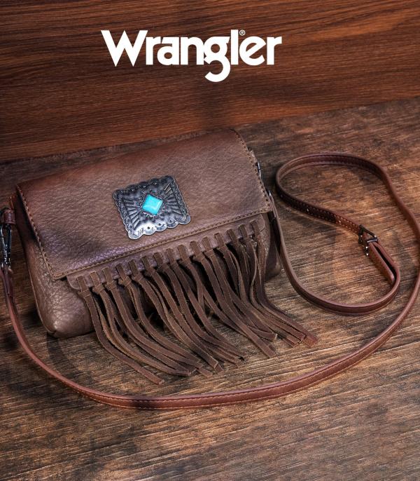 New Arrival :: Wholesale Montana West Wrangler Fringe Crossbody 