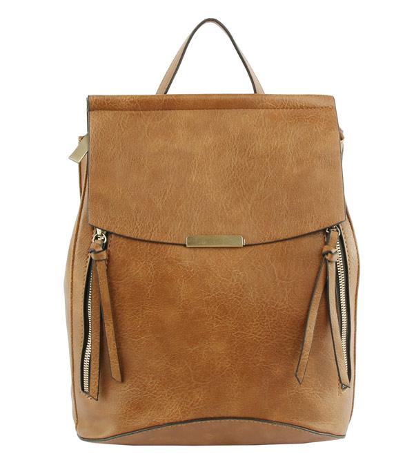 HANDBAGS :: FASHION BACKPACK :: Wholesale Convertible Crossbody Backpack
