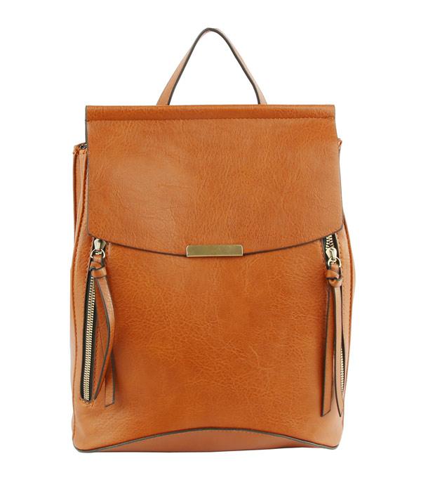 HANDBAGS :: FASHION BACKPACK :: Wholesale Convertible Crossbody Backpack