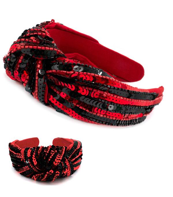 New Arrival :: Wholesale Game Day Sequin Headband