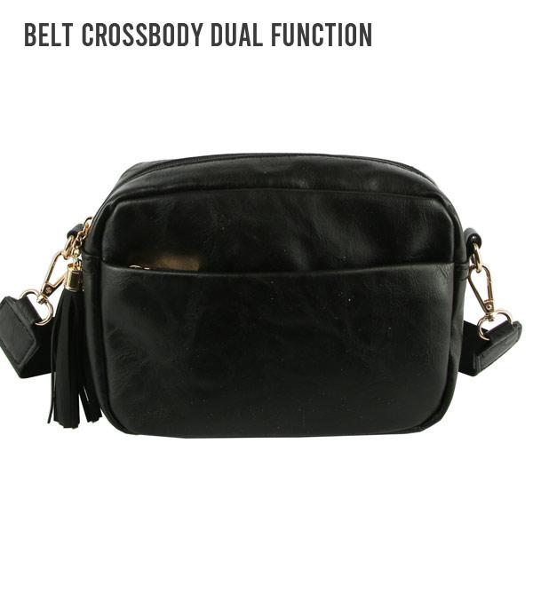 HANDBAGS :: CROSSBODY BAGS :: Wholesale Convertible Crossbody Belt Bag