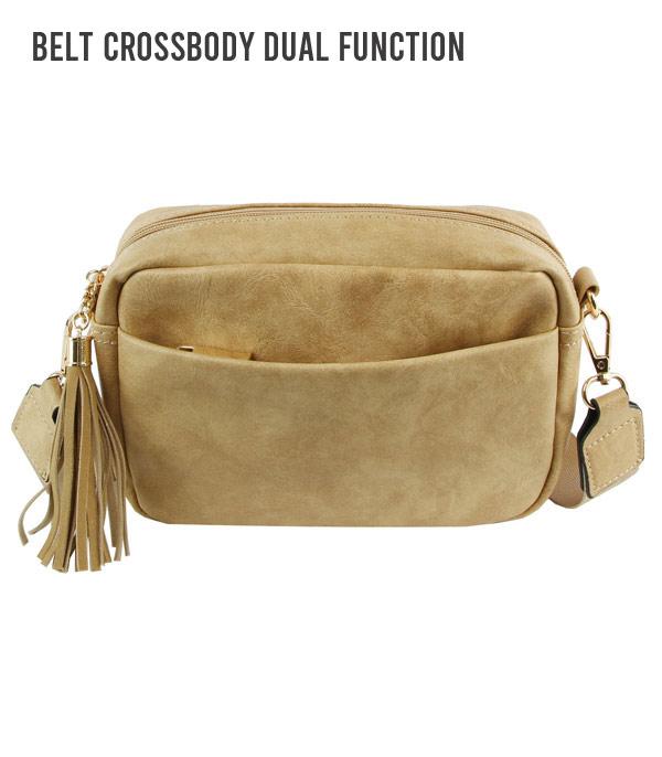 HANDBAGS :: CROSSBODY I CLUTCH BAGS :: Wholesale Convertible Crossbody Belt Bag