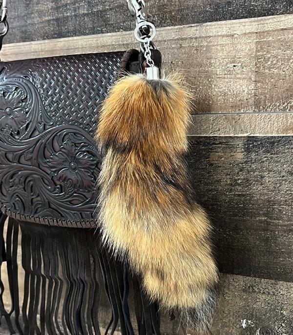 New Arrival :: Wholesale Genuine Fox Hair Purse Keychain
