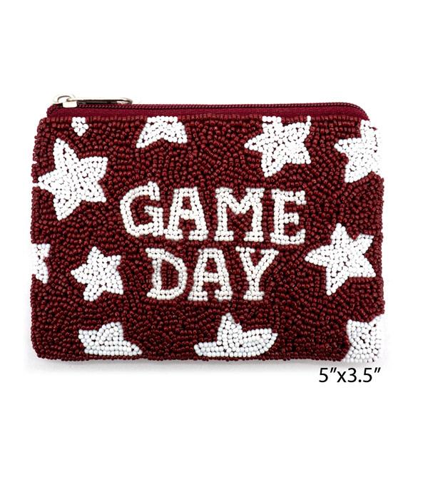 <font color=PURPLE>GAMEDAY</font> :: Wholesale Game Day Star Coin Purse