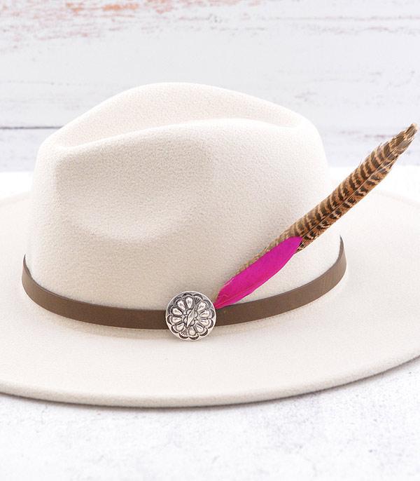 HATS I HAIR ACC :: HAT ACCESSORIES :: Wholesale Western Feather Hat Pin