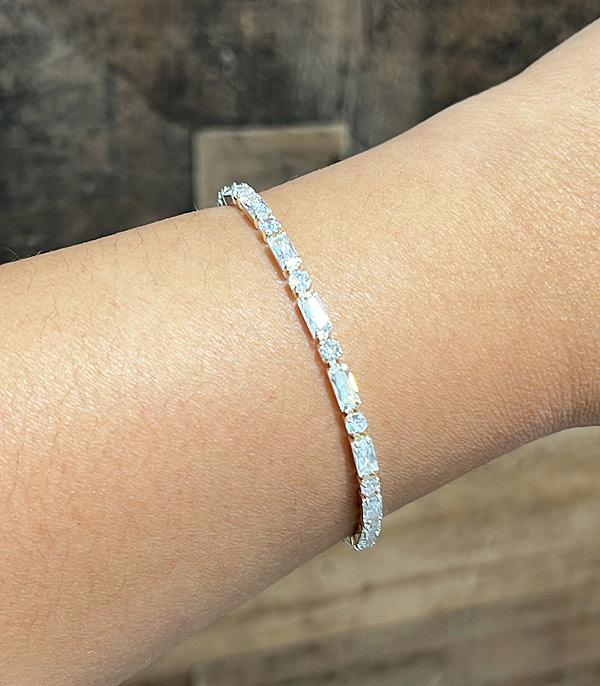 BRACELETS :: LINK :: Wholesale Cubic Zirconia Tennis Bracelet