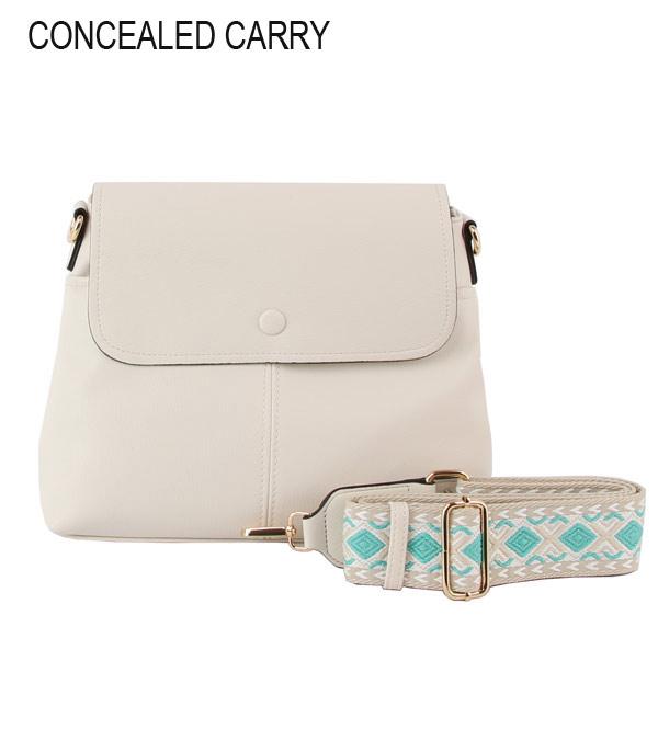 HANDBAGS :: CONCEAL CARRY I SET BAGS :: Wholesale Guitar Strap Concealed Carry Crossbody