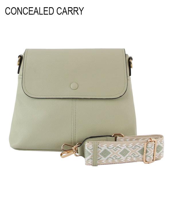 HANDBAGS :: CONCEAL CARRY I SET BAGS :: Wholesale Guitar Strap Concealed Carry Crossbody