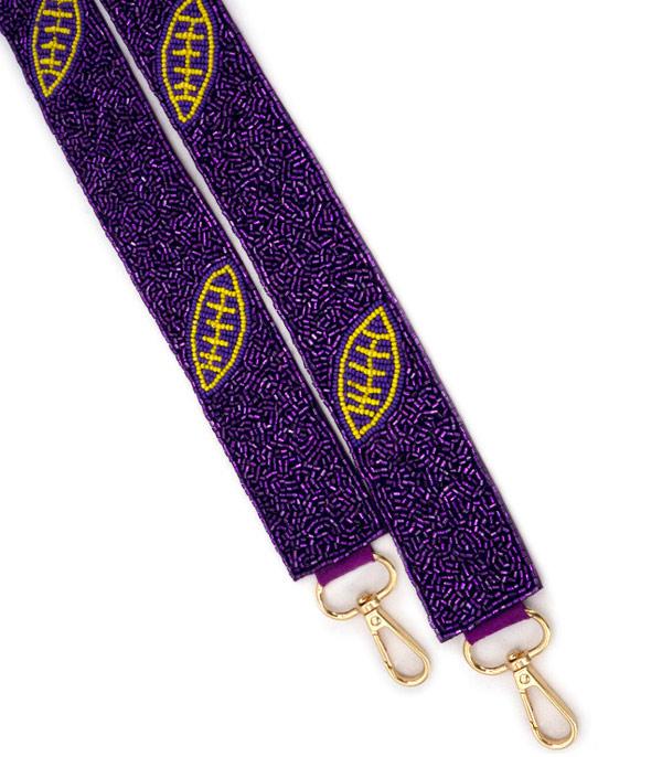 <font color=PURPLE>GAMEDAY</font> :: Wholesale Football Game Day Purse Strap