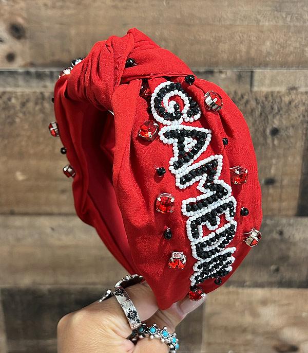 New Arrival :: Wholesale Game Day Top Knot Headband