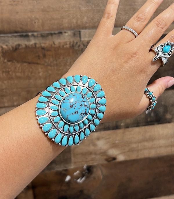 New Arrival :: Wholesale Western Turquoise Cuff Bracelet